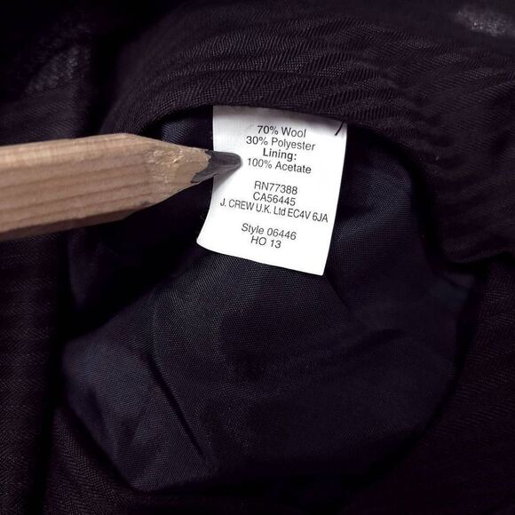 J Crew Thompson Dress Pants Mens 33x29 Wool Blend Glenn Plaid Gray EUC - Picture 5 of 9